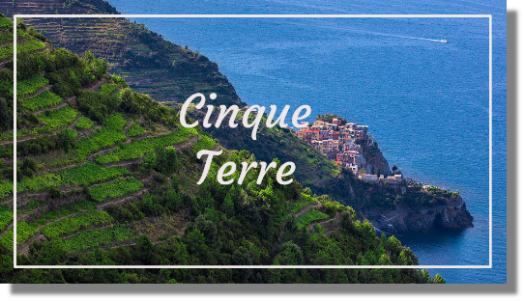 Cinque Terre brochure